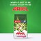 Ariel automatic low foam laundry powder detergent with a touch of downy freshness 7 Kg