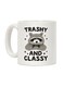 muGGyz Printed Ceramic Coffee Mug White