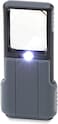 Carson PO-55 MiniBrite 5x Pocket Magnifier With Built-In LED Light And Sliding Case, Black