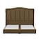 In House Shumt Linen Bed Frame - Single - 200x120cm - Brown