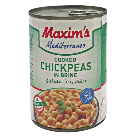 Maxim&#39;s Mediterranean Cooked Chickpeas In Brine 400GR