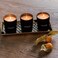 Mini Candles, Set of 3 "Tresors d'Orient" (Cuir, Safran, Vanille) 75g