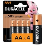 Buy Duracell AA Ultra Alkaline Battery Multicolour 4 Battery in UAE