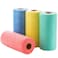 Marrkhor 4 Rolls Kitchen Disposable Cleaning Towels, Light Thin Nonwoven Cloth Reusable Dish Cloth Napkin Rag, Cleaning Wipe, 50 Sheets/Roll, Random Color