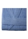 Soft Comfort Hooded Cotton Bathrobe With 2 Pockets, Blue Free Size