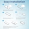 Remson Tempered Glass Screen Protector Ultra HD Clear 9H Hardness Anti- Fingerprint with Easy Installation Frame Compatible For iPhone 13 (6.1 Inch) 2 Pack
