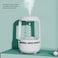 Mxgz Anti Gravity Humidifier, 500ml Smart Round Mist Humidifier With 2 Water Adding Mode, Water Level Monitoring &amp; Auto Off Protection, Water Droplet Countercurrent, Air Humidifiers For Bedroom