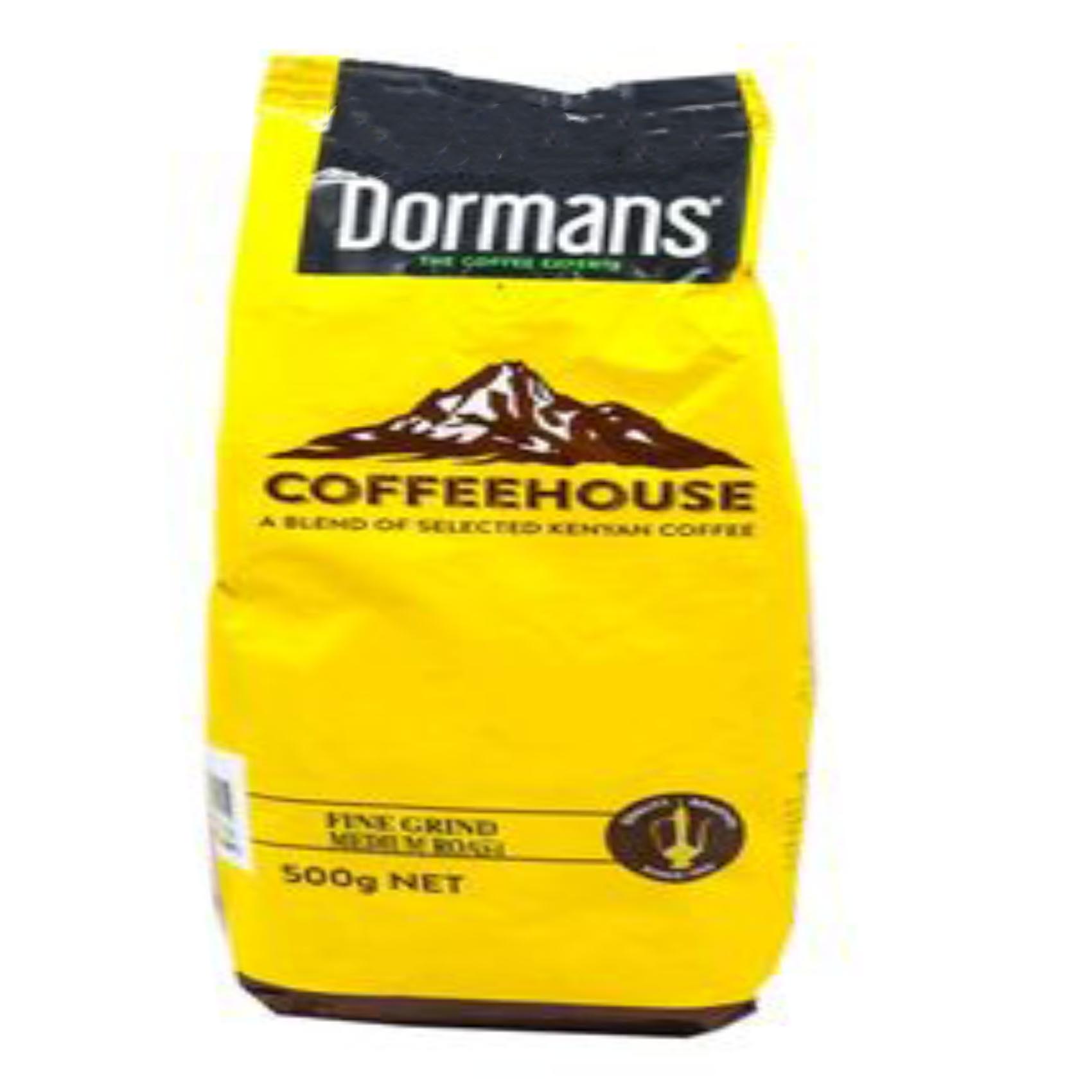 Dormans Coffeehouse Fine Medium Roast Medium Grind Coffee 500g