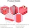 Sky-Touch 6Pcs Set Travel Luggage Organizer Packing Cubes Set Storage Bag Waterproof Laundry Bag Traveling Accessories - Watermelon Red