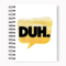 A4  Spiral Notebook Hello Hard Cover Notebook with Premium High Quality Paper