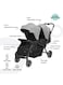 Moon Dois - Twin Stroller, Grey, Twin Baby Stroller Pram