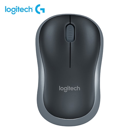 Logitech-Black M185 Wireless Mouse Universal Office Classroom Mouse 2.4GHz Optical Tracking Connectivity 75.2g for PC Laptop