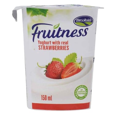 Brookside Fruitness Strawberry Yoghurt 150ml