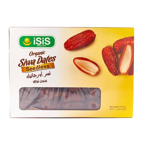 Isis Packed Organic Dates Without Stones - 700 gram