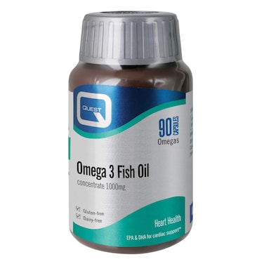 Quest Omega 3 Fish Oil 1000mg Capsules 90 Pieces
