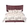 In House Milano Velvet Bed Frame - Single - 200x120 cm - Dark Pink