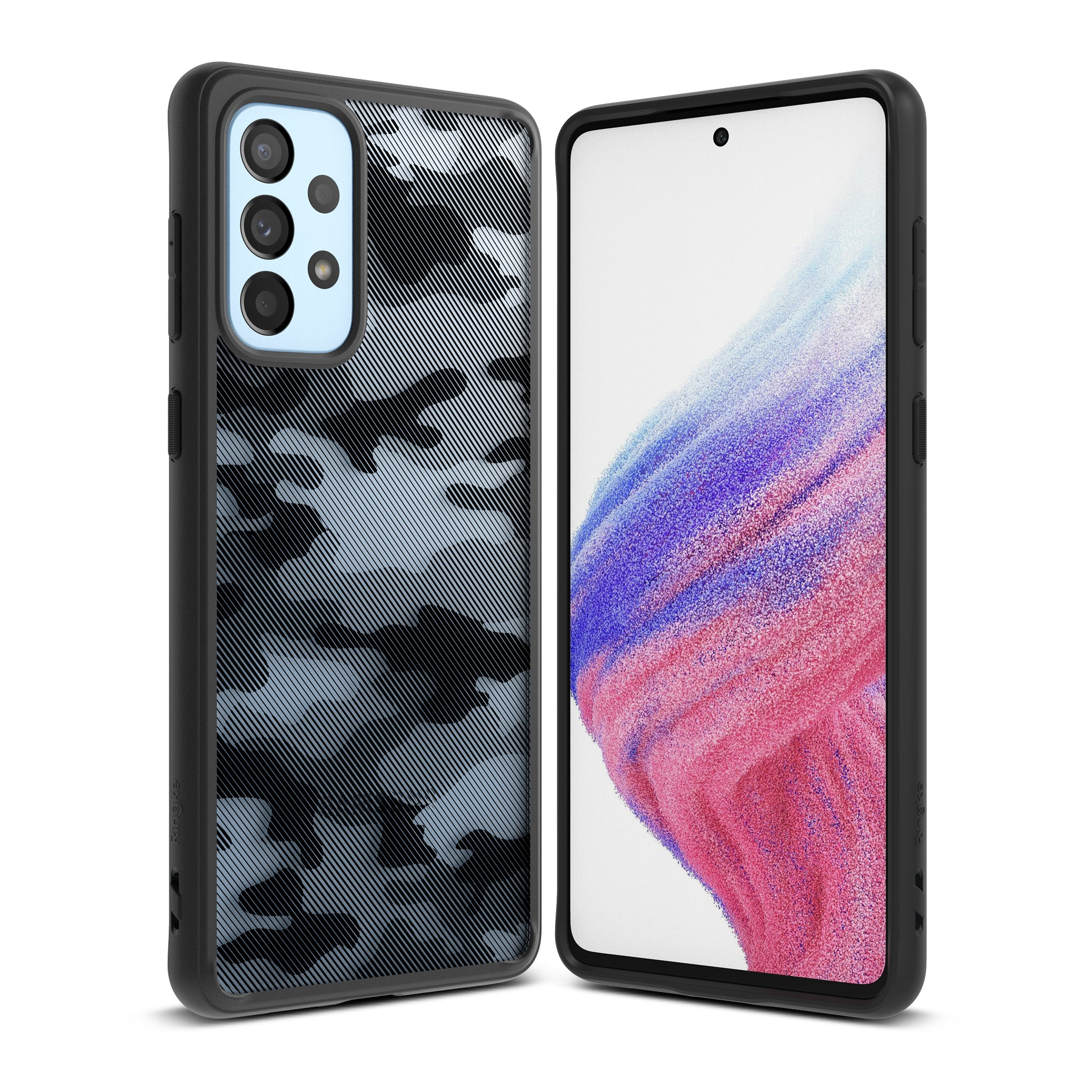 Ringke  - Samsung Galaxy A73 5G Case Cover -  Fusion Series-  Matte Camo Black