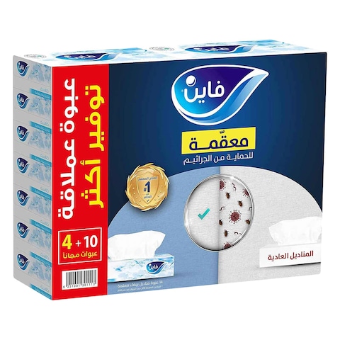 Fine sterilized facial tissues classic &times; 80 &times;10 + 4 free