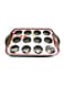 Generic Non-Stick Cake Mould Black 33Centimeter