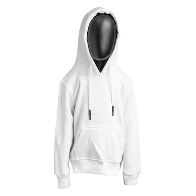King's Collection 838 Kids Hoodie Medium White