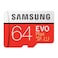 بطاقة ذاكرة سامسونج ايفو بلس مايكرو اس دي اتش سي، 64 جيجا، فئة 10 