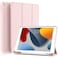 TRON Protective Case For iPad 9/8/7 (10.2-Inch, 2021/2020/2019 Model, 9th/8th/7th Generation) , Slim Stand Hard Back Shell Protective Smart Cover Case For 10.2'' / 10.5'' 2017 Inch Pink