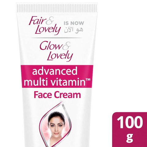 Fair &amp; Lovely Face Cream with VitaGlow Advanced Multi Vitamin for Glowing Skin 100g