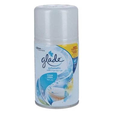 Glade Clean Linen Automatic Air Freshener Refill 175ML