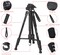 DMK Power Dmk-T800Ii 63.7 Inch Lightweight Aluminum Alloy Travel Portable Camera Video Tripod With Fluid Pan Quick Release Plate Carry Bag For All Video Cameras