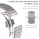 Replacement Stainless Steel Magnetic Strap For Apple Ultra Watch 49mm Silver