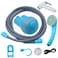 Decdeal - Portable Shower Outdoor/Indoor USB Charging Handheld Rechargeable Showerhead Pumps with 2 Nozzles for Camping Travel Car Wash Swimming Pool