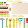 Tool Kit for Kids, Stickers, Montessori Educational Stem Construction Toys for 2 3 4 5 6 Year Old Boys Girls, Best Birthday Gift for Kids(Tool Kit for Kids)