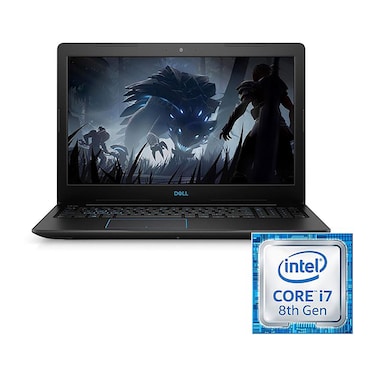 لاب توب ديل G3 3579، انتل كور i7-8750H، شاشة 15.6 بوصة، 1 تيرا، 16 جيجا رام، كارت شاشة Nividia Geforce GTX 1050 4 جيجا - اسود