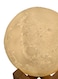 Generic 3D Moon Lamp Aroma Humidifier 2W H32241 Brown/Beige