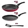 Raj Non-Stick Frypan with Crepe Pan and Turner Set