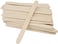Generic 100Pcs Wooden Natural Simply Art Wood Craft Sticks Kids Ice Cream Stick