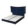 In House Milano Velvet Bed Frame - King - 200x180 cm - Dark Blue