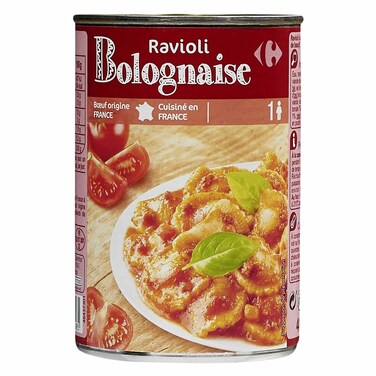 Carrefour Ravioli Sauce Bolognese 400GR