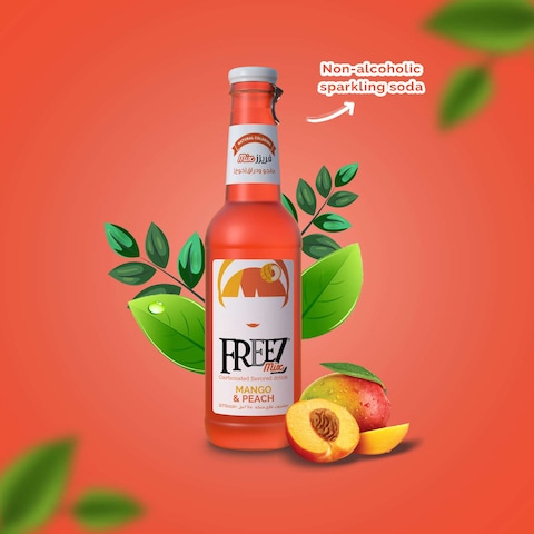 Freez Mix Carbonated Flavoured Drink Mango And Peach 275ml