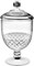 Frexmall Apothecary Jar With Airtight Lid In Premium Acrylic, Cookie Jar, Decorative Weddings Candy Buffet, Elegant Storage Jar, 40.5-Ounce