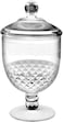 Frexmall Apothecary Jar With Airtight Lid In Premium Acrylic, Cookie Jar, Decorative Weddings Candy Buffet, Elegant Storage Jar, 40.5-Ounce