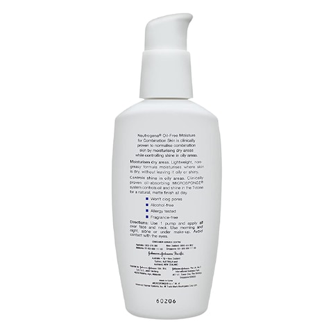 Neutrogena Oil-Free Moisture Combination Skin Moisturizer 118ml