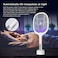 lavish Indoor Electric Bug Zapper Racket，Mosquito Fly Killer Zapper，Mosquitoes Lamp &amp; Racket 2 in 1，USB Rechargeable Electric Fly Swatter for Home and Outdoor Powerful