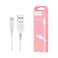 Denmen D01L Lightning 2.4A 1M USB Cable White