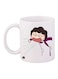 Bp Chibi Maruko Printed Mug White/Purple/Beige Standard Size