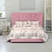 In House Geneva Velvet Bed Frame - King - 200x200 cm - Light Pink