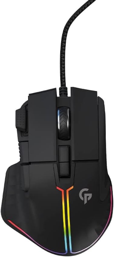 Buy Porodo RGB 8D Wired Gaming Mouse, Black Online | Carrefour KSA
