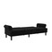 In House Nutella 2 In 1 Sofabed Linen Upholstered - Black