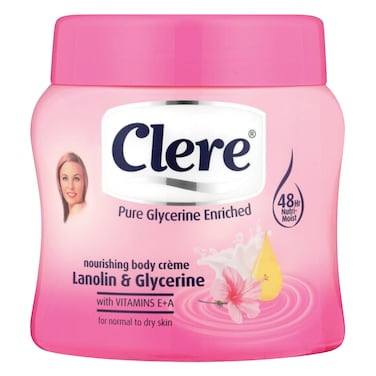 Clere Glyc &amp; Lanol Body Cream 500Ml