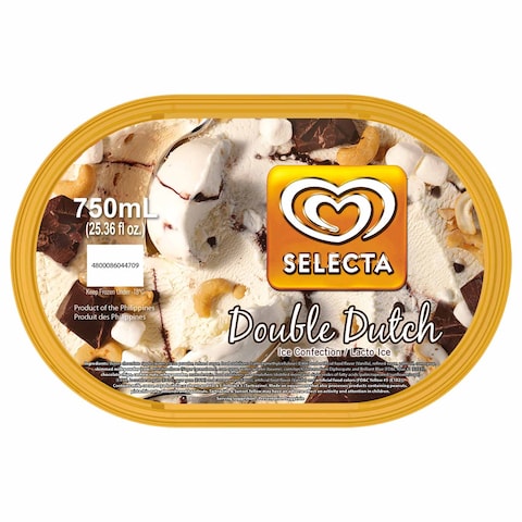 Selecta Ice cream Tubs Double Dutch 750ml